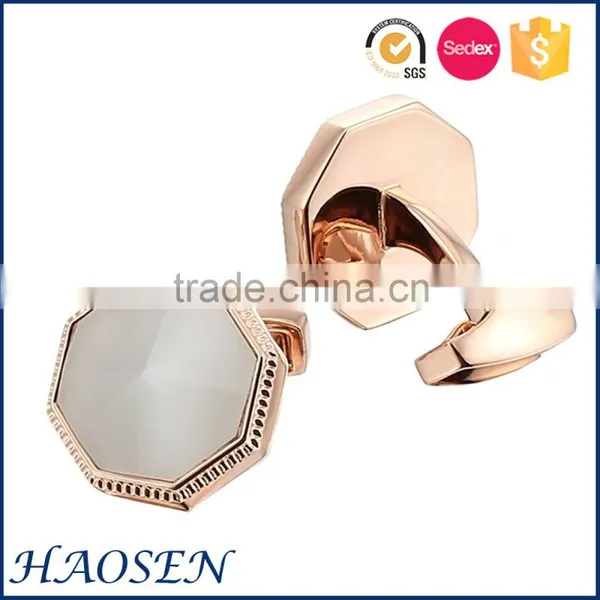 2016 Top Sale Novelty Stone Mens Cufflinks photo-4