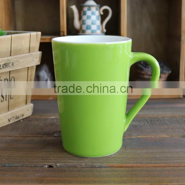 White 11OZ Custom Coffee Porcelain Cups Wholesale photo-2