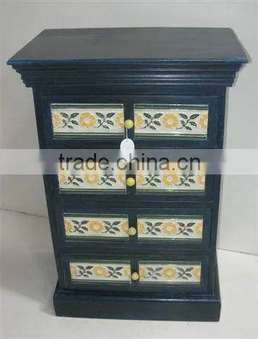 VINTAGE CERAMIC TILE CABINET