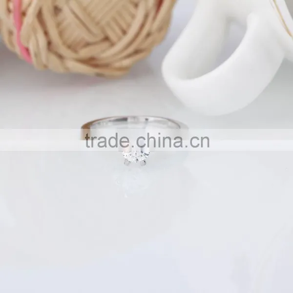 925 Sterling Silver Mother and Son Design Busting Ring With Zircon photo-3