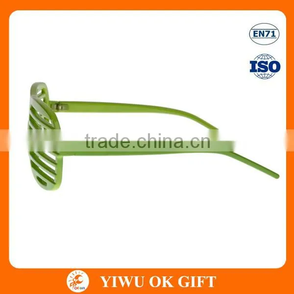 Hot Sale St Patrick's Day Green Shutter Shade Sunglasses photo-3
