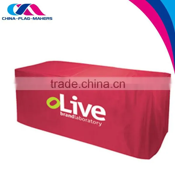 Custom Trade Show Sublimation Print Fitted Table Cloth photo-4