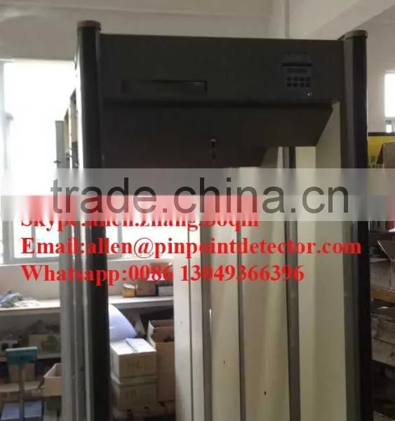 Pinpoint Factory 2016 Best Fashion Walk Through Metal Detector Gate With 33 Zones.cheap Walk Through Metal Detector photo-2