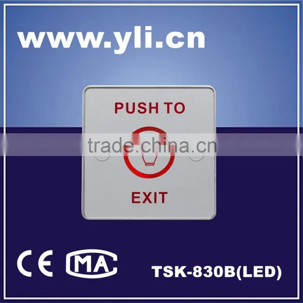 Waterproof Touch Exit Button With NO/NC/COM Output Contact &LED