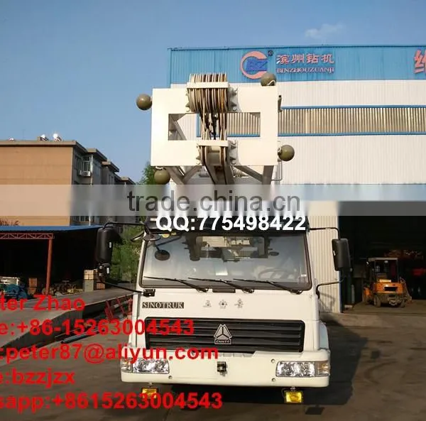 SINOTRUK 300m Truck Mounted Drilling Rig