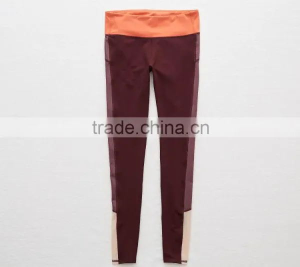 High Waist Long Fitness Sports Leggings Wholesale Yoga Pants photo-3