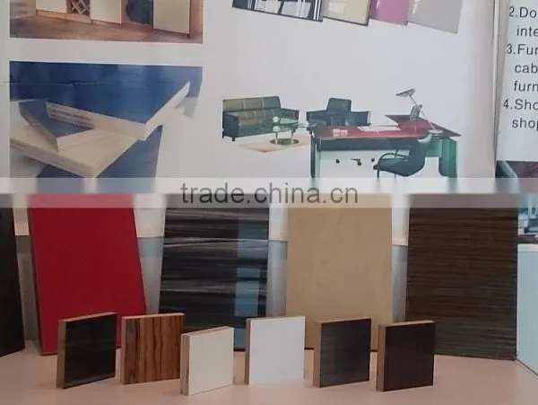 Two Side Same Color Wood Grain uv Board ,one Side in High Hlossy photo-4