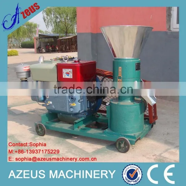 2015 Newly Designed Flat Die Small Wood Pellet Making Machine photo-2