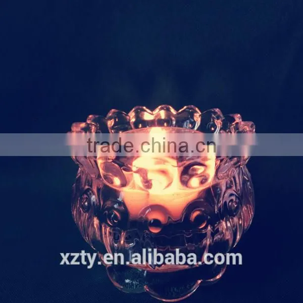 100 ml Lotus Lotus Lotus Shaped Recycled Crystal Wax Empty Container Decorative Candle Holder photo-2