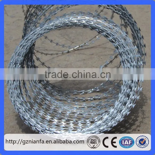 BTO-22 Hot Galvanized Concertina Razor Barbed Wire for Fence(Guangzhou Factory) photo-6