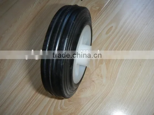 4 Inch Solid Rubber Wheel for Tool Carts photo-3