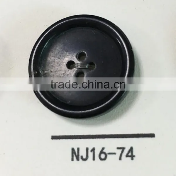 NJ16-74 Real Natural Buffalo Horn Buttons