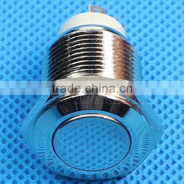 GQ-16FJ 16mm Flat Head Solder Waterproof Button, Push Button Switch# photo-2