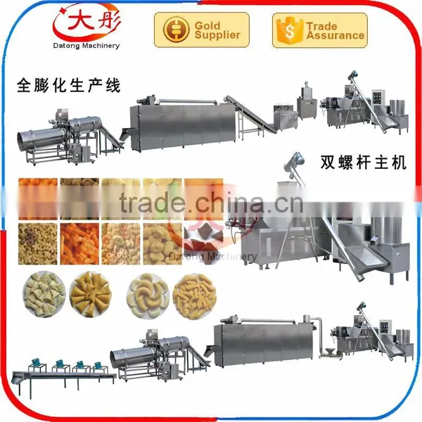 2017 Hot Sale Puffed Snack Food Extrusion Machinery