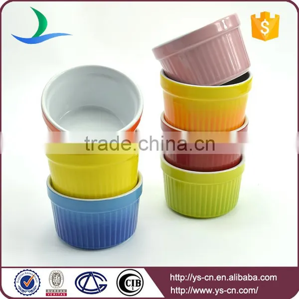 Custom Ceramic Colorful Wholesale Dessert Cupcake Mold photo-2