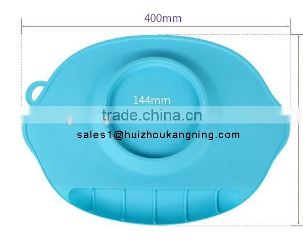 Portable Baby Antibacterial Waterproof Placemat With Sucker Dining Mat photo-4