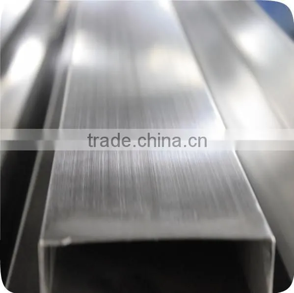 Hairline 201 304 316 Stainless Steel Square Hollow Section photo-3