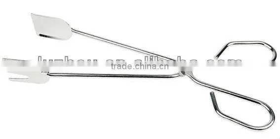 HIGH QUALITY Food Tong Iron With Powder Coating Plastic Coating Handle photo-2