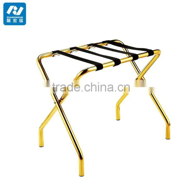 China Stainless Steel Hotel Room Luggage Rack For Bedrooms photo-4