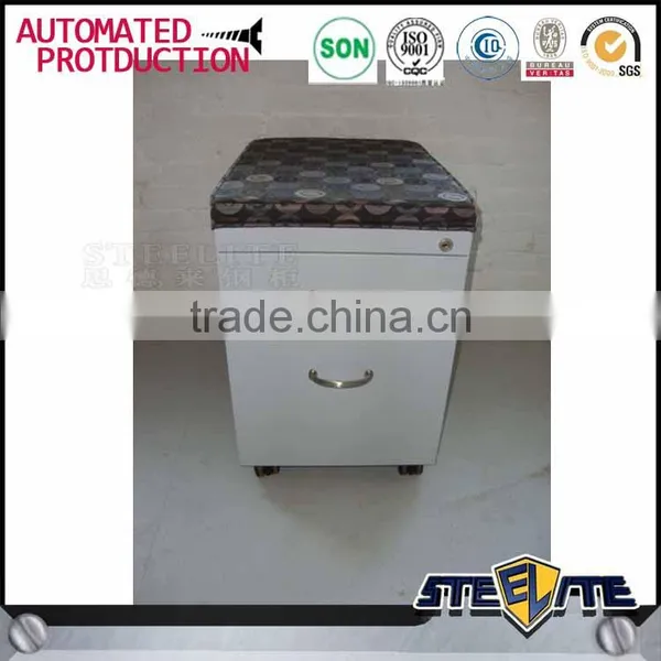 Commercial Furniture Office Mobile 2 Drawer Pedestal With Seat Pad photo-6