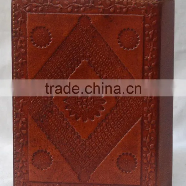 Handmade Vintage Buddha Embossed Refillable Leather Diary photo-2