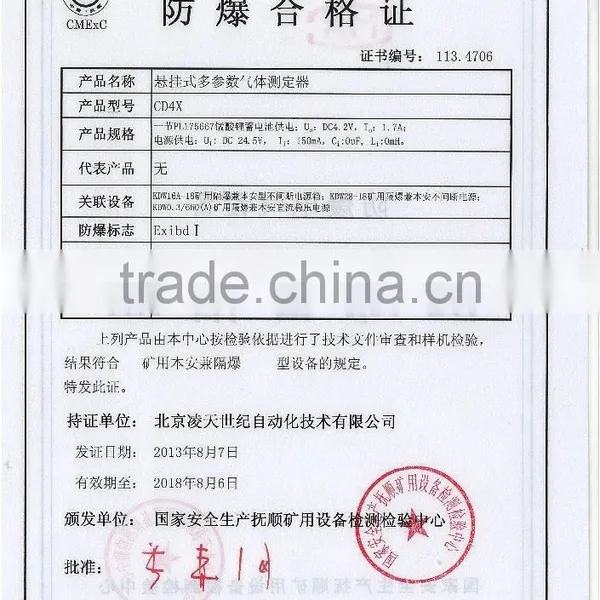 Wireless CD4X Multi Gas Detector Mounted to Wall photo-2
