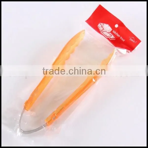 9 Inch White Food Grade PC Bread Tongs Wholesale/Hot Selling Plastic Food Salad Tongs Maunfacturer photo-2