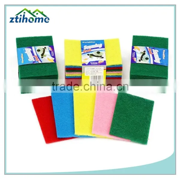 Non-abrasive Green Scrubber Cleaning Scouring Pad photo-4