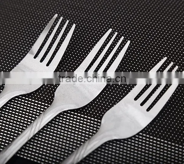 Best Selling Silver Stainless Steel Cake Fruit Forks Fully Stock photo-4