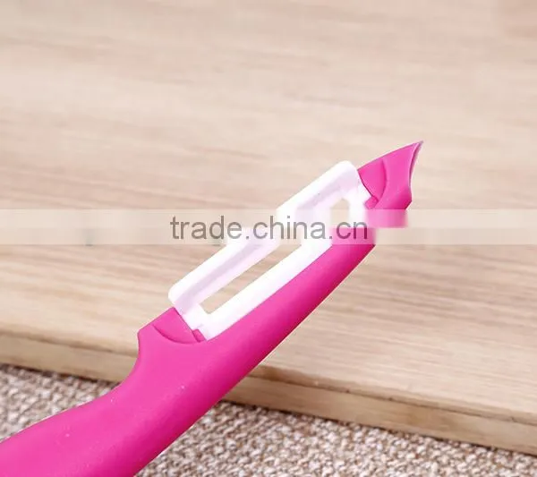Hot Pink Vegetable Fruit Peeler Bulk Cheap PP Handle Potato Peeler photo-2