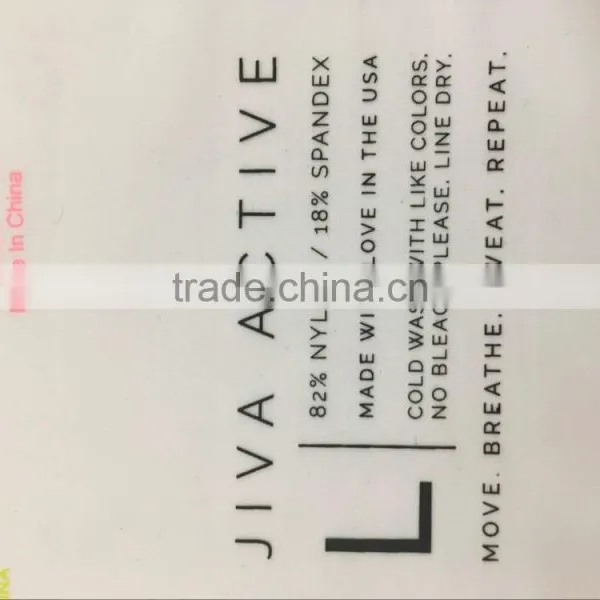 Custom Tag Less Inside Neck Heat Seal Label for Clothing photo-2
