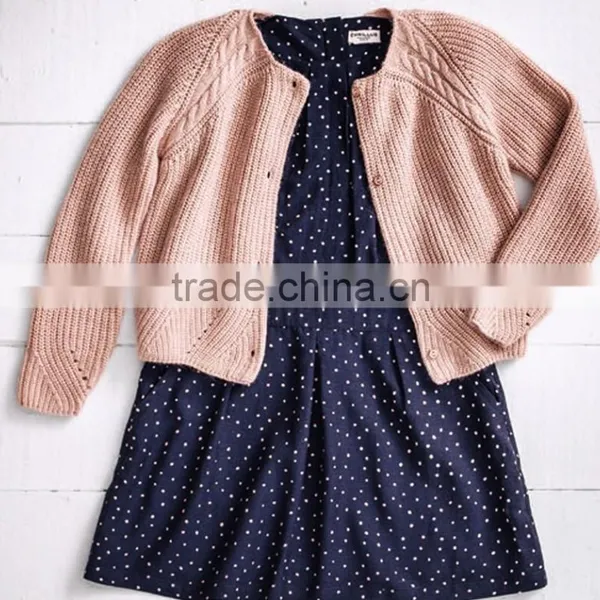 High Quality Child Clothes Kid Sweater Baby Girl Cardigan (BKNB29) photo-3