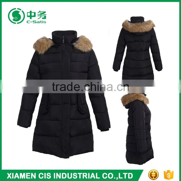 Fashion Style Warmful Winter Fur Collar Women Goose Down Coat photo-3