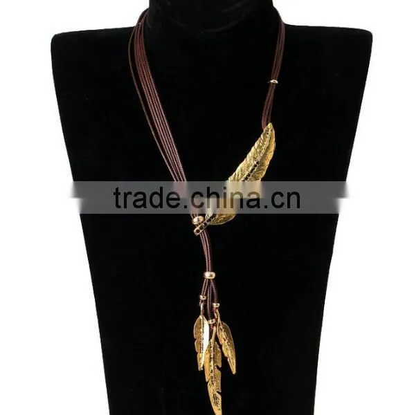 Zm34111a European Style Women Rhinestone Long Pendant Necklace Jewelries photo-2