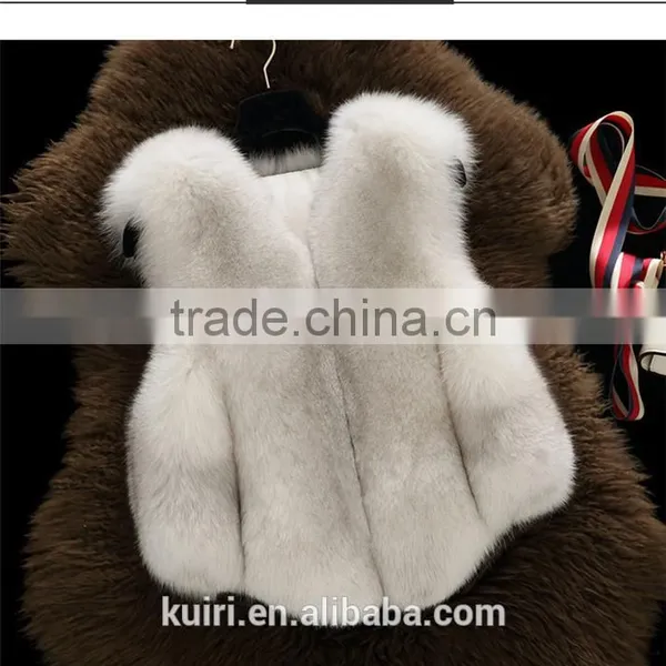 Silver Fox Fur Vest for Women Real Fox Fur Coat Women Noble Fashion Luxury Genuine Fur Coat Women photo-6