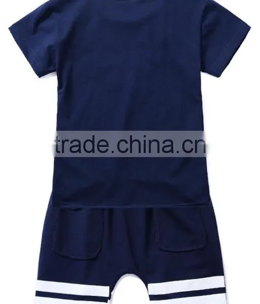 Wholesale Fashion High Quality Cute Print Girls' Clothing Set Children Summer Clothes Set photo-3