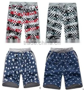Mens Knitted Plain & Printed Shorts photo-2
