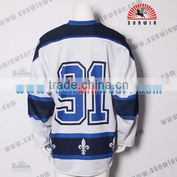 Design Your Own Cheap Team Custom Design Hockey Jersey With Sublimation Printing photo-2