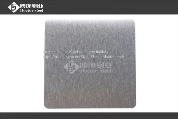 SUS 304 Nature Color Brush Stainless Steel Sheet photo-3