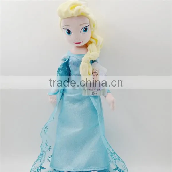 Hot Movie Frozen Plush Toy Frozen Elsa Doll Elsa Costume Plush Doll photo-3