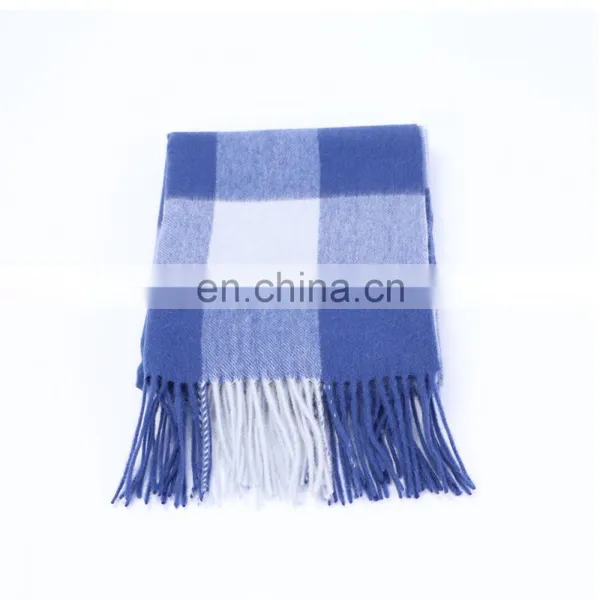 2017 New Big Plaid Cashmere Scarf Wholesale photo-3
