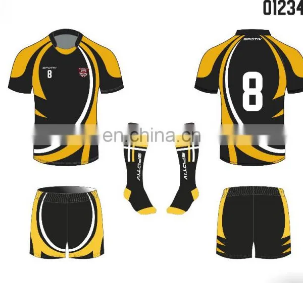 Customized Team Rugby Jersey Set photo-6