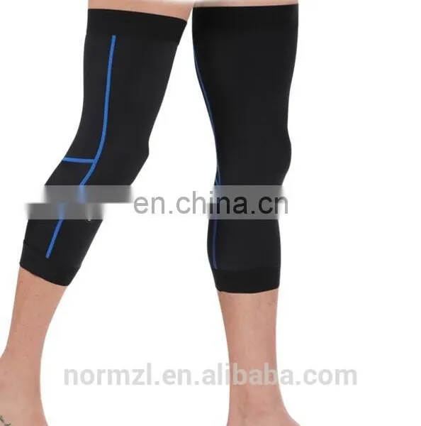 Custom Compression Sports Leg Sleeve Mens Basketball Leg Sleeve Balck photo-5
