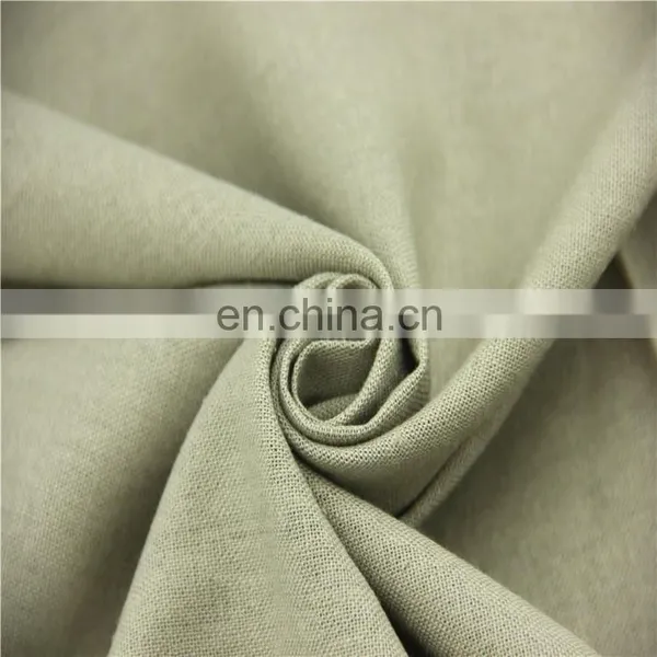 Woven Plain Garment Use Viscose Linen Fabric photo-5