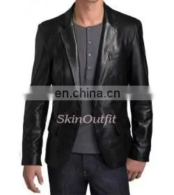 Mens Leather Blazers
