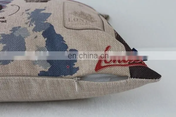 Fashion Custom Decorative Home Sofa Linen Digital Printing Blank Cushion Cover photo-4
