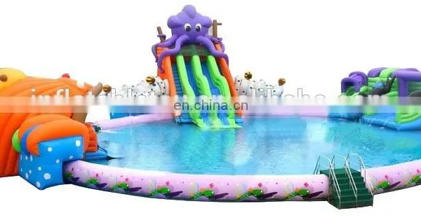 HOT!2015 New Designed for Children Amusement Water Park With Slide photo-4