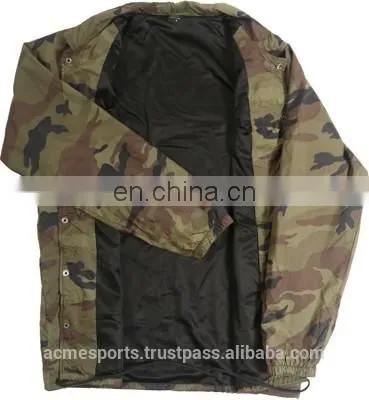 Coach Jackets - Custom Design Camo Flag Coach Jacket With Side Pocket in High Quality - Custom Style 2017 photo-2