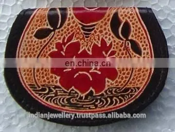 Leather Coin Folding Wallets Manufacturer, Original Leather Coin Purse Exporter photo-2