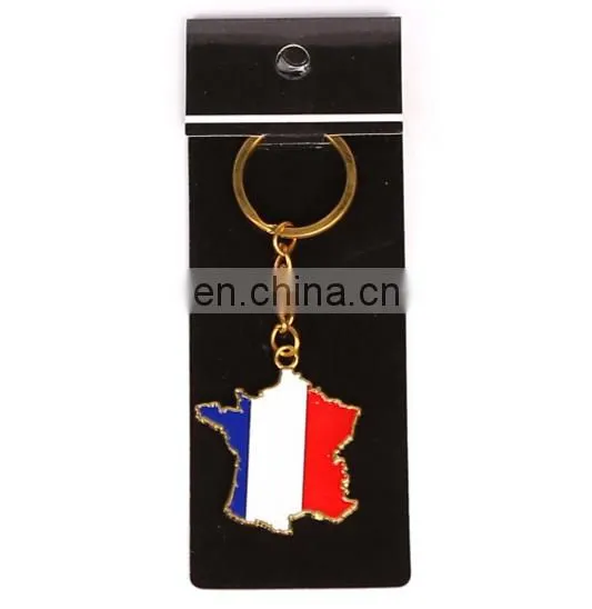 Color Enamel Country Flag Map Logo Keychains Custom Football Team Logo Keychains Fan's Gifts 2018 World Cup Game Gifts photo-3